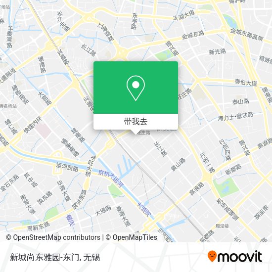 新城尚东雅园-东门地图