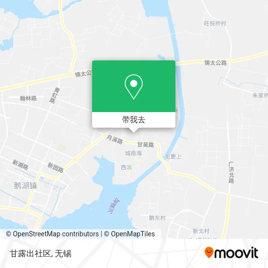 甘露出社区地图