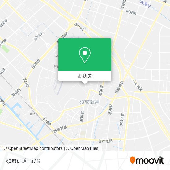 硕放街道地图