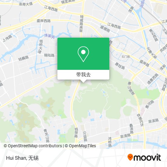 Hui Shan地图