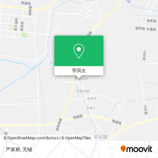 严家桥地图