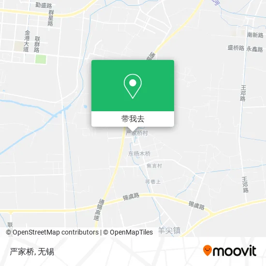 严家桥地图