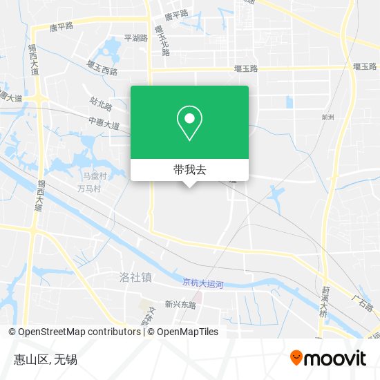 惠山区地图