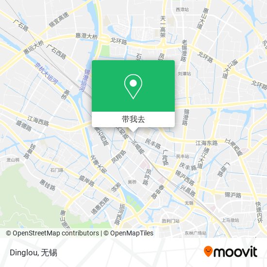Dinglou地图