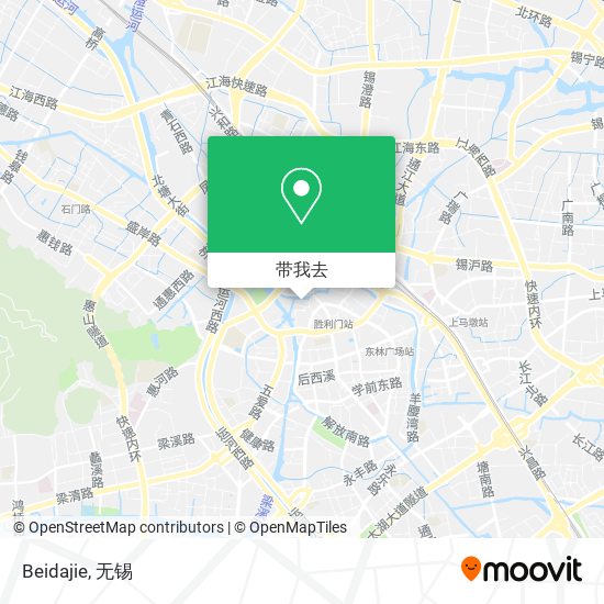 Beidajie地图