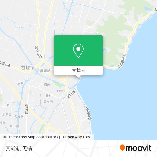真湖港地图