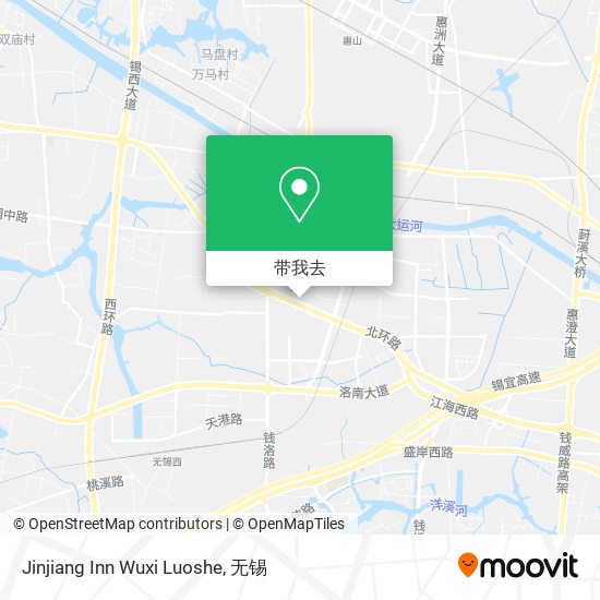 Jinjiang Inn Wuxi Luoshe地图
