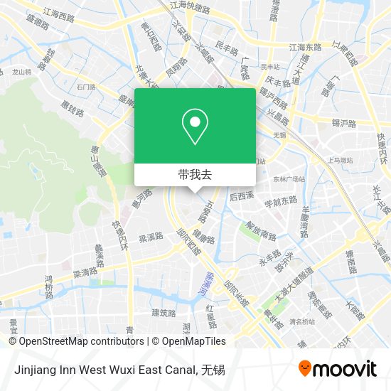 Jinjiang Inn West Wuxi East Canal地图