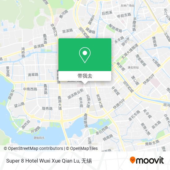 Super 8 Hotel Wuxi Xue Qian Lu地图