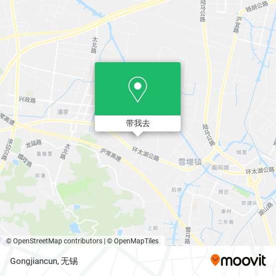 Gongjiancun地图