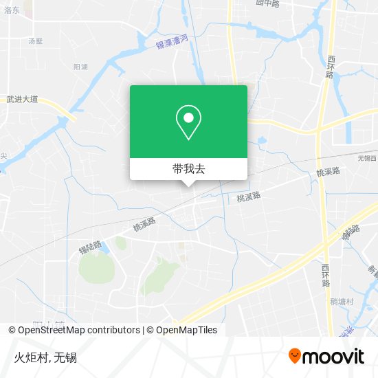 火炬村地图