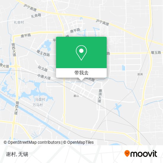 谢村地图