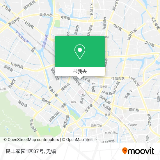 民丰家园1区87号地图