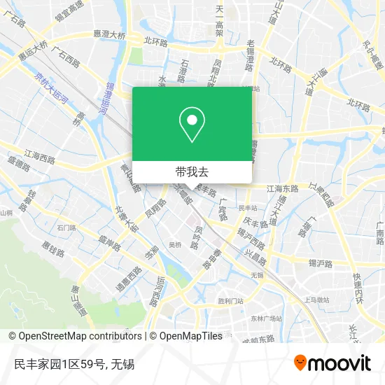 民丰家园1区59号地图
