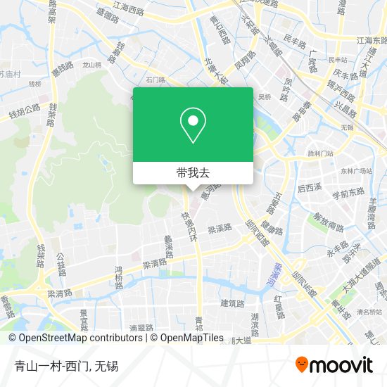 青山一村-西门地图