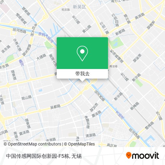 中国传感网国际创新园-F5栋地图