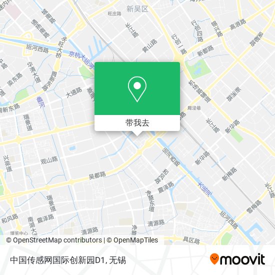 中国传感网国际创新园D1地图