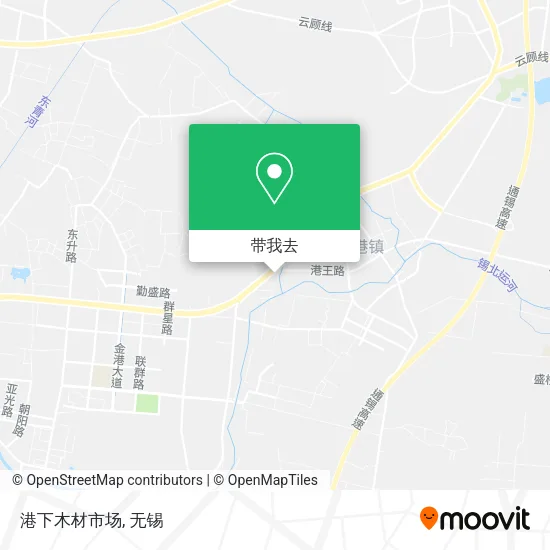 港下木材市场地图