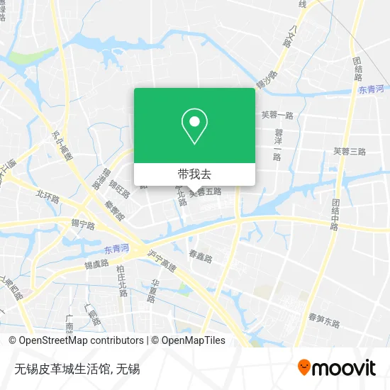 无锡皮革城生活馆地图