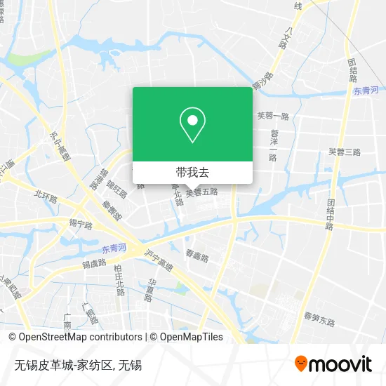 无锡皮革城-家纺区地图