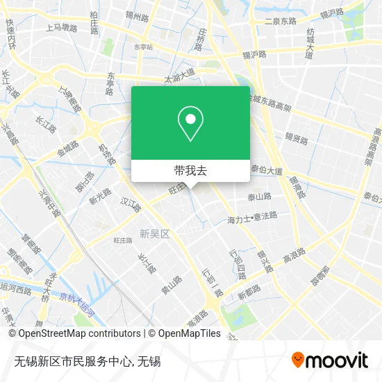 无锡新区市民服务中心地图