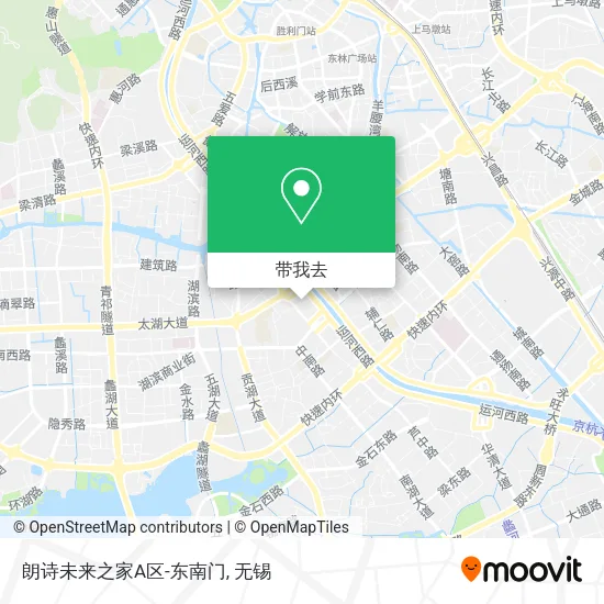 朗诗未来之家A区-东南门地图