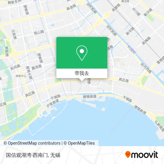 国信观湖湾-西南门地图