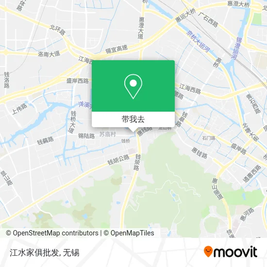 江水家俱批发地图