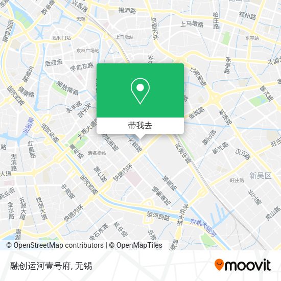 融创运河壹号府地图