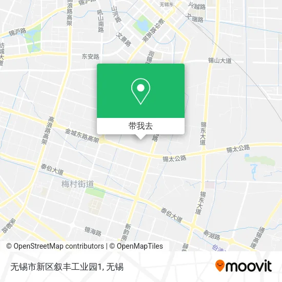 无锡市新区叙丰工业园1地图