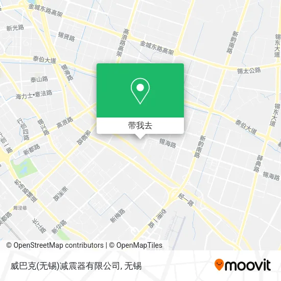 威巴克(无锡)减震器有限公司地图