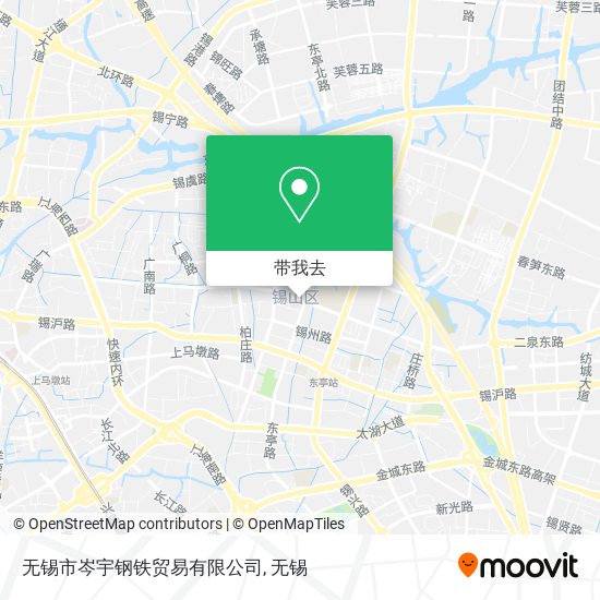 无锡市岑宇钢铁贸易有限公司地图