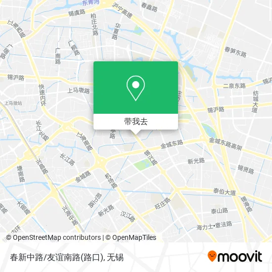 春新中路/友谊南路(路口)地图