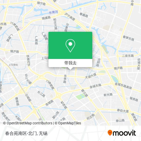 春合苑南区-北门地图