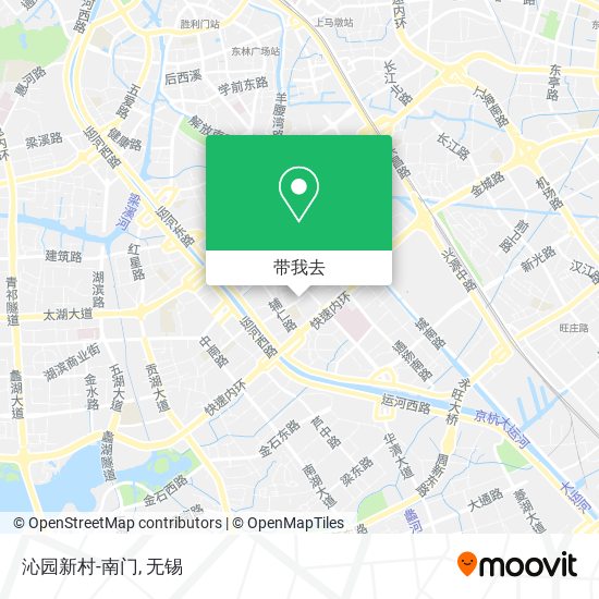 沁园新村-南门地图