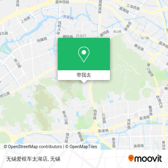 无锡爱租车太湖店地图