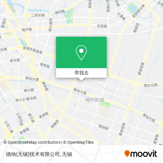 德纳(无锡)技术有限公司地图