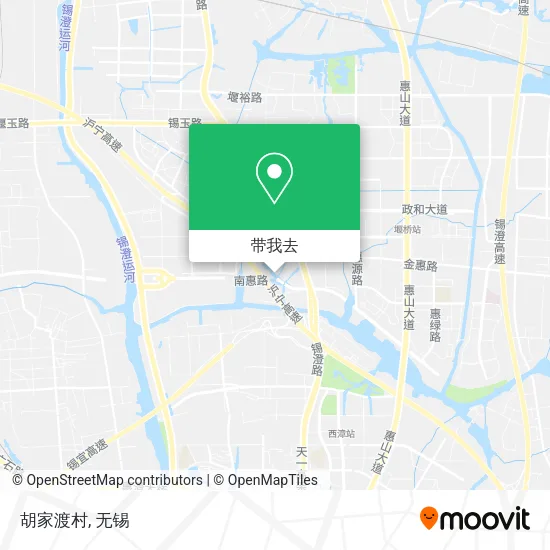 胡家渡村地图