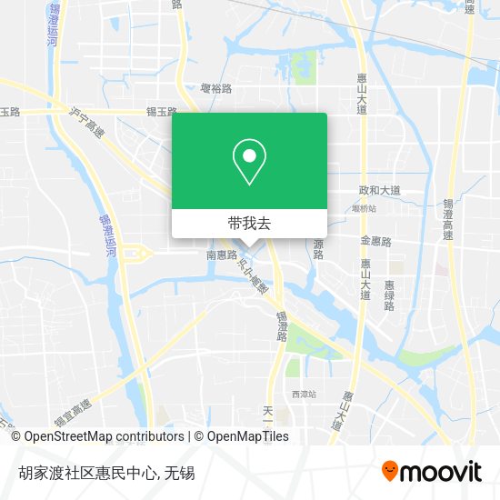 胡家渡社区惠民中心地图