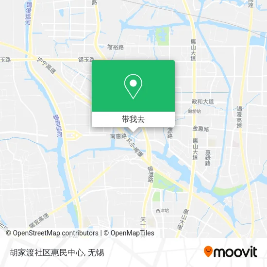 胡家渡社区惠民中心地图
