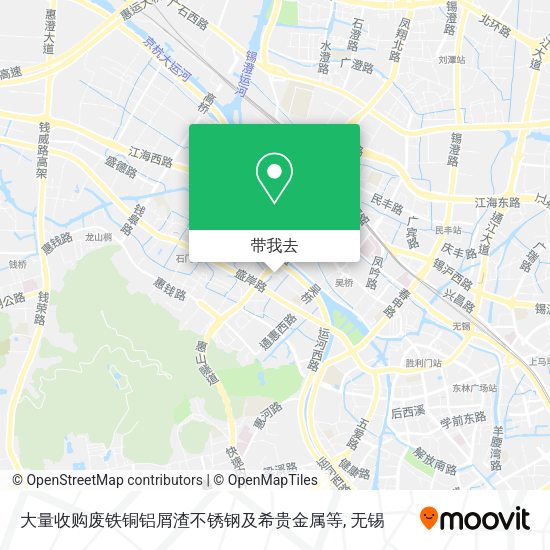 大量收购废铁铜铝屑渣不锈钢及希贵金属等地图