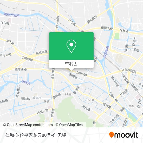 仁和·英伦皇家花园80号楼地图