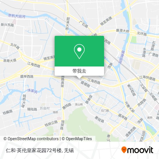 仁和·英伦皇家花园72号楼地图