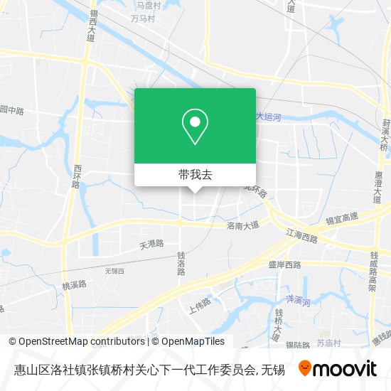 惠山区洛社镇张镇桥村关心下一代工作委员会地图