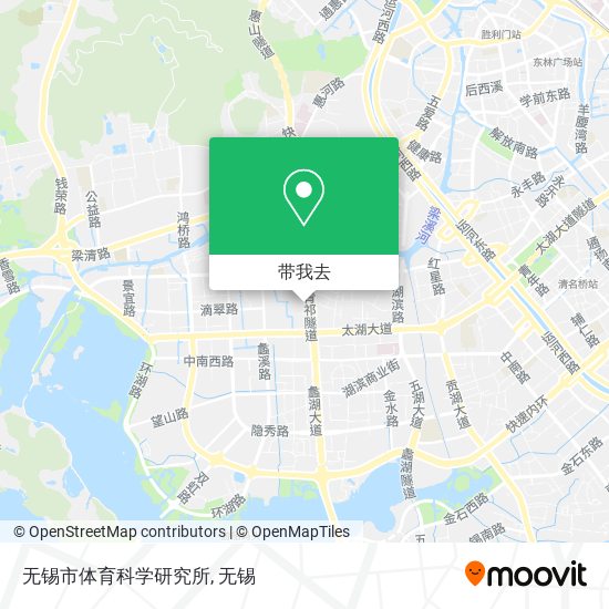 无锡市体育科学研究所地图