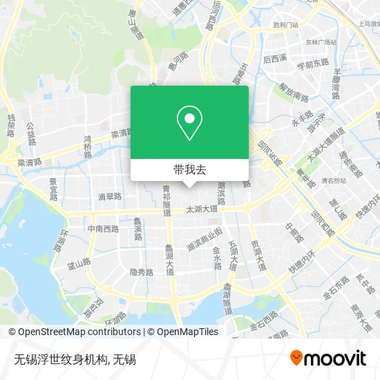 无锡浮世纹身机构地图