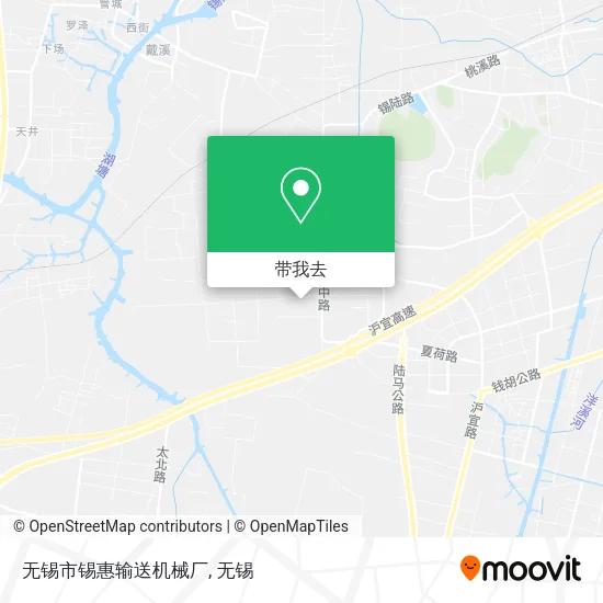无锡市锡惠输送机械厂地图
