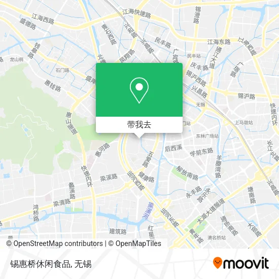 锡惠桥休闲食品地图