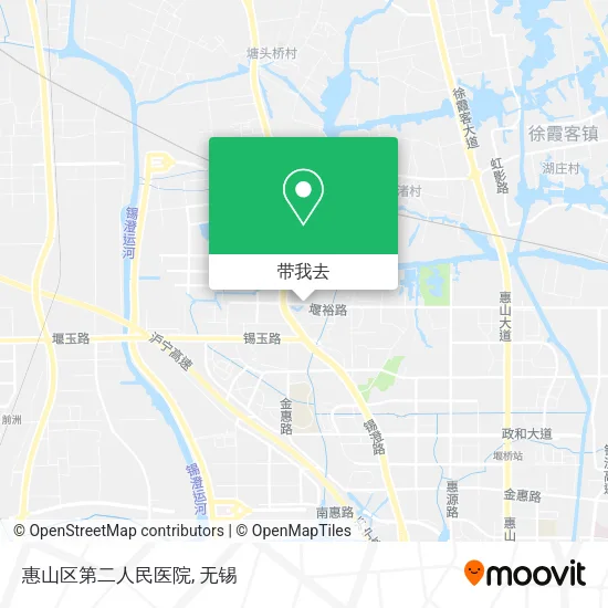 惠山区第二人民医院地图