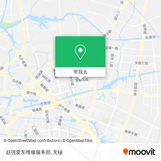 赵强爱车维修服务部地图